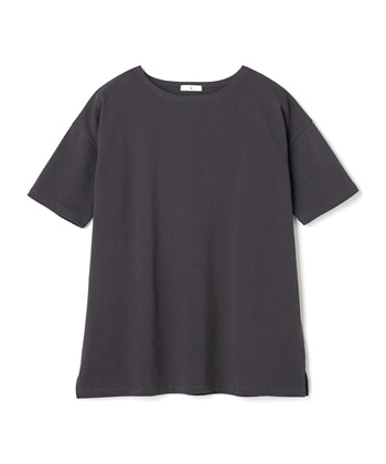 CROSS FUNCTION 《よれにくい》エブ楽 オーバーサイズハーフスリーブコットンTシャツ_variationthumb_3