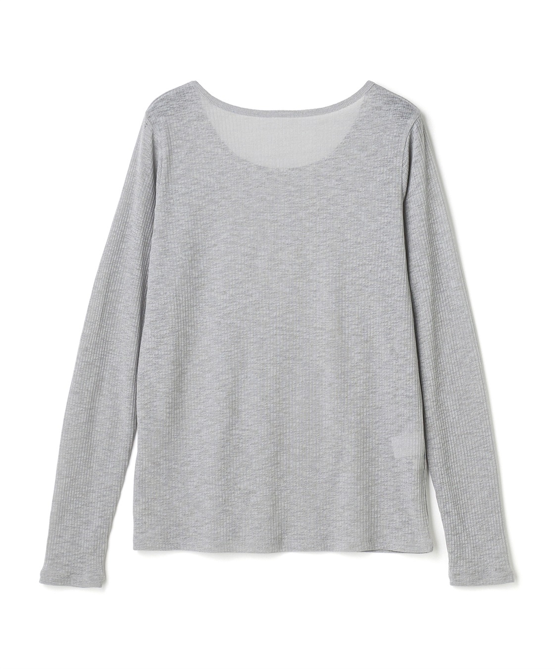 CROSS FUNCTION 《接触冷感》エブ楽 シアーリブロングTシャツ_variation_2