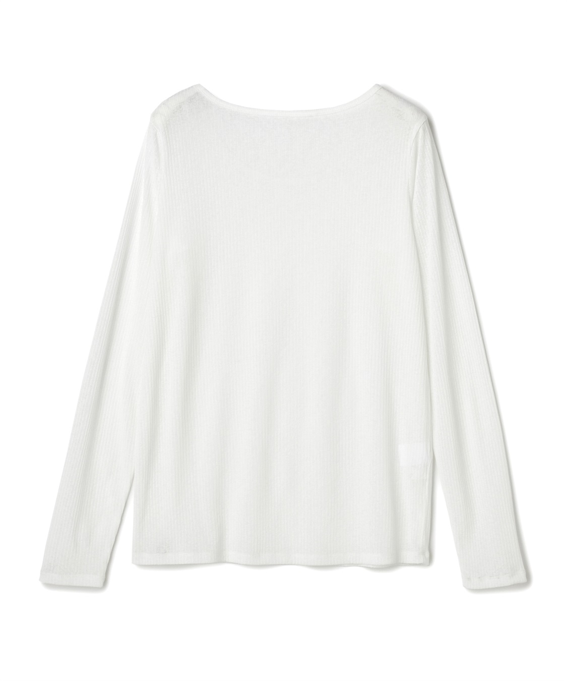 CROSS FUNCTION 《接触冷感》エブ楽 シアーリブロングTシャツ_variation_1