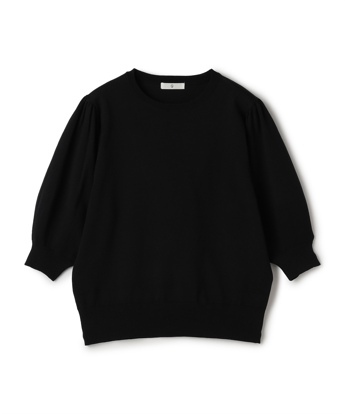 CROSS FUNCTION 《UV/洗える》サマナチュラ パフスリーブ半袖ニット_variation_1