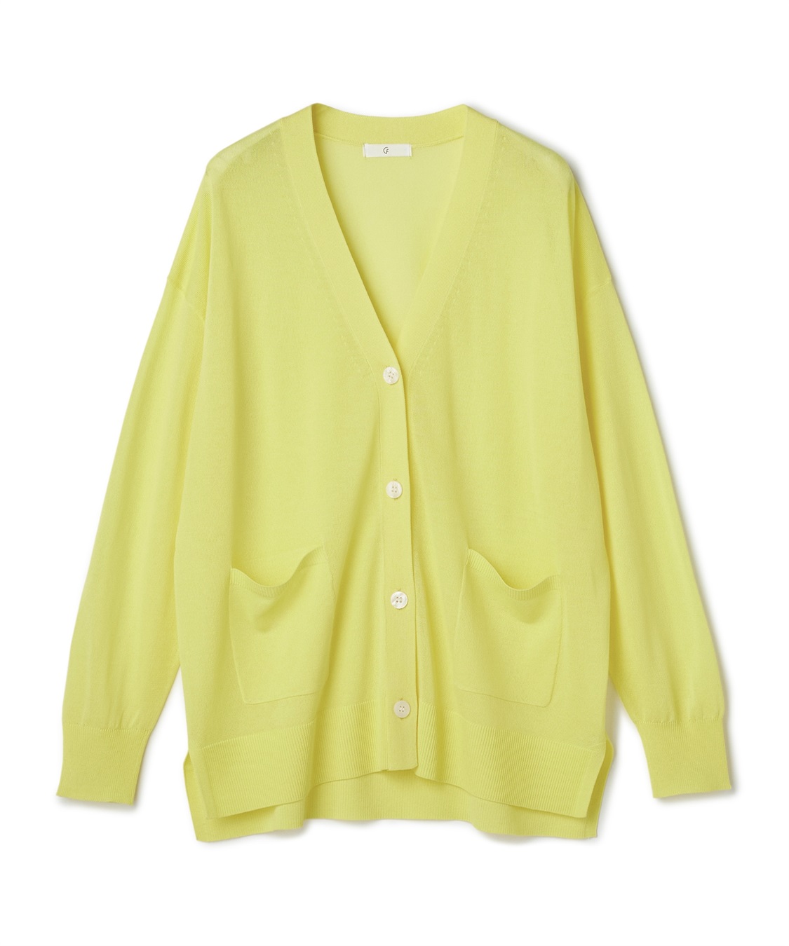 CROSS FUNCTION 《洗える》サマナチュラ オーバーサイズシアーVネックニットカーディガン_variation_7