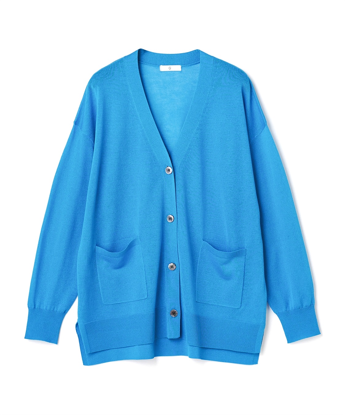 CROSS FUNCTION 《洗える》サマナチュラ オーバーサイズシアーVネックニットカーディガン_variation_8