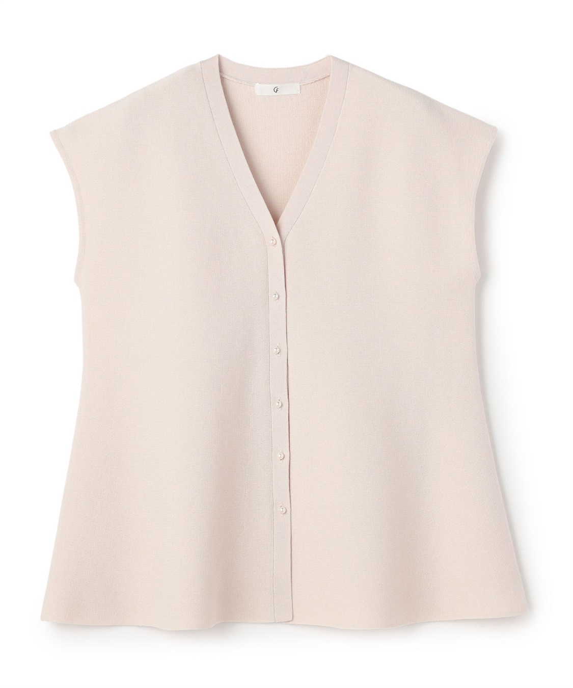 CROSS FUNCTION 《マシンウォッシャブル》サマ美え ペプラムニットベスト_variation_3