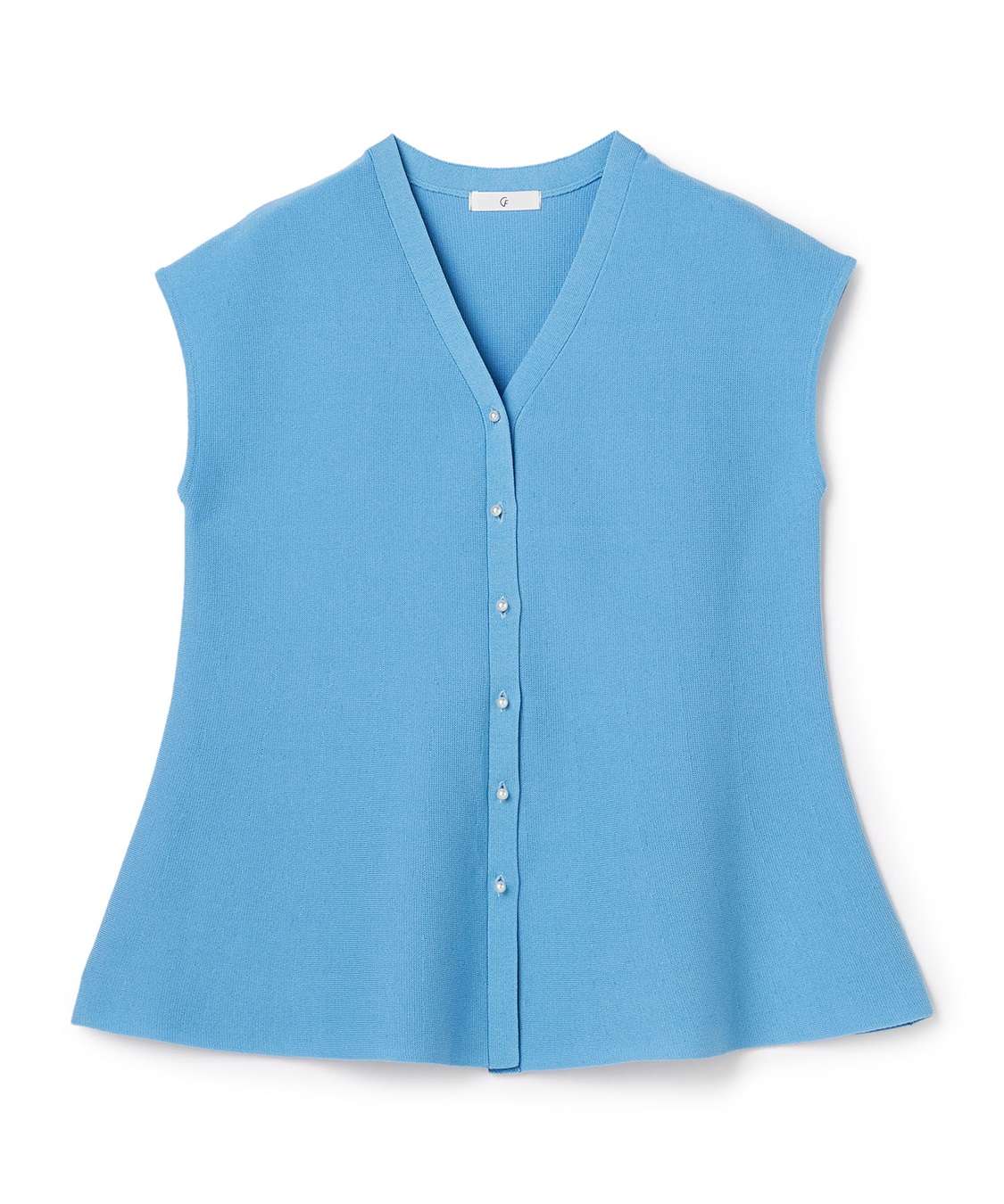 CROSS FUNCTION 《マシンウォッシャブル》サマ美え ペプラムニットベスト_variation_4