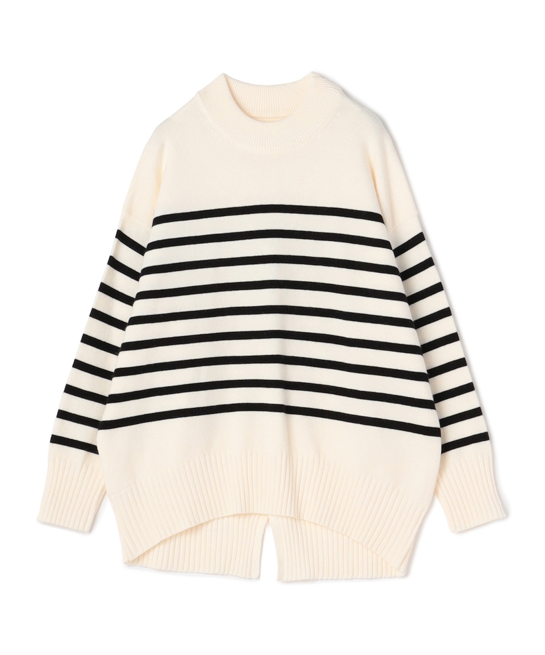 CROSS FUNCTION 《洗える》エブ楽 バックスリットニット_variation_1