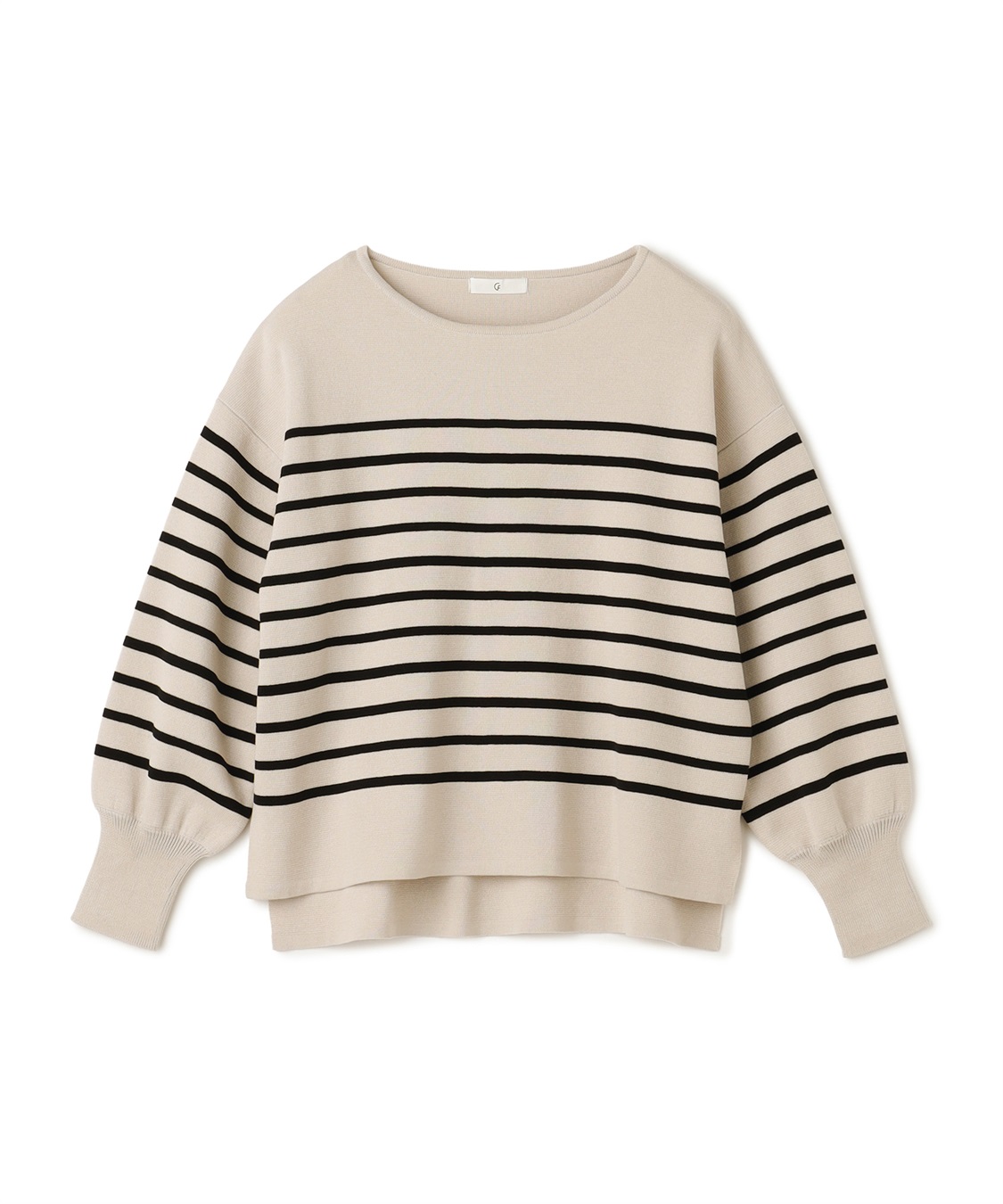 CROSS FUNCTION 《洗える》サマ美え スウェットライクバルーンスリーブニット_variation_2