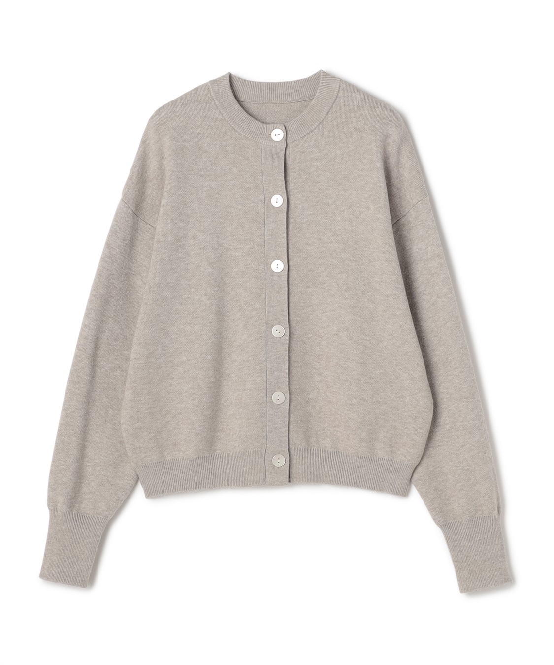 CROSS FUNCTION 《洗える》エブ楽 クルーネックニットカーディガン_variation_1