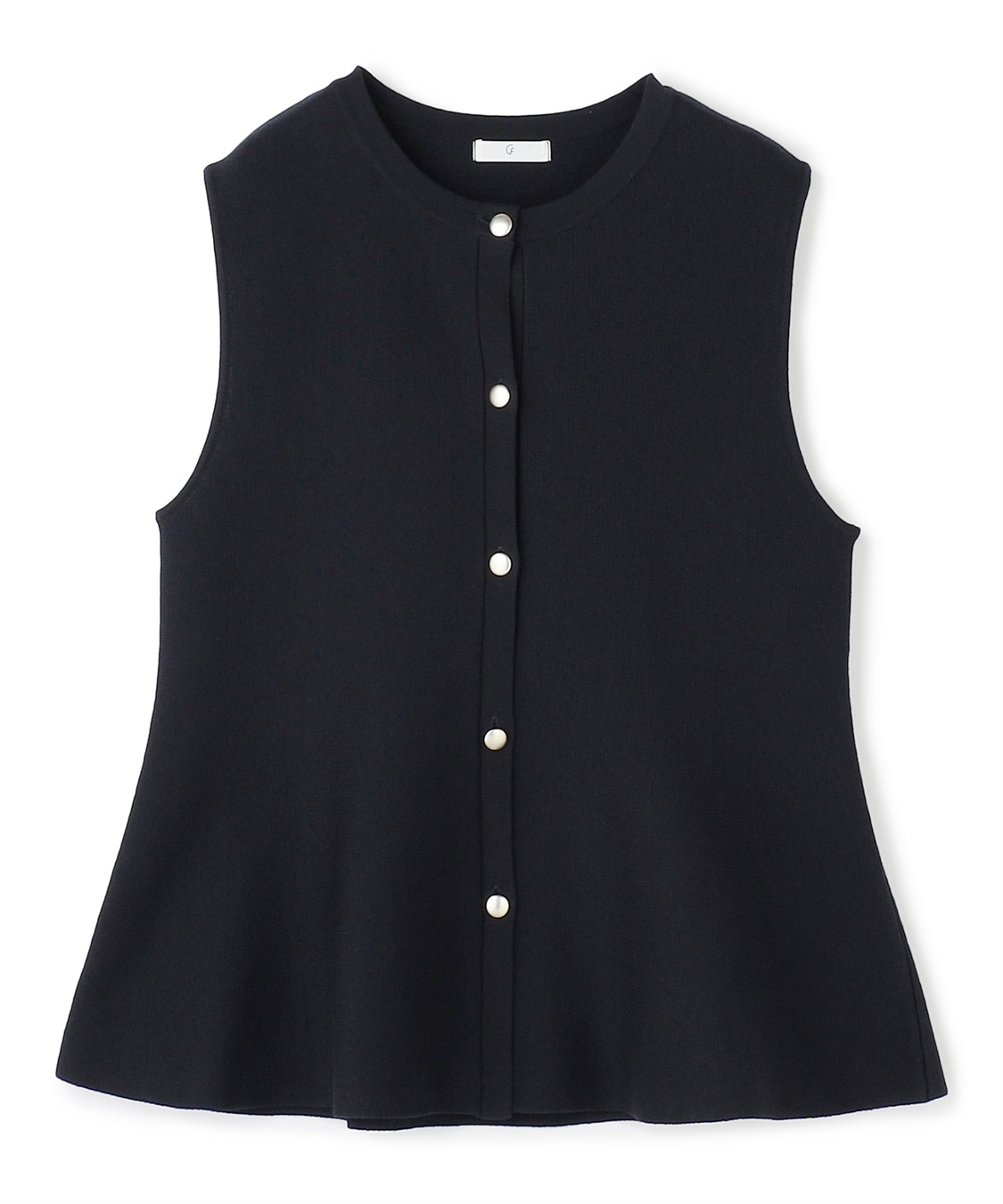 CROSS FUNCTION 《洗える》サマ美え マシュマロミラノペプラムニットベスト_variation_4