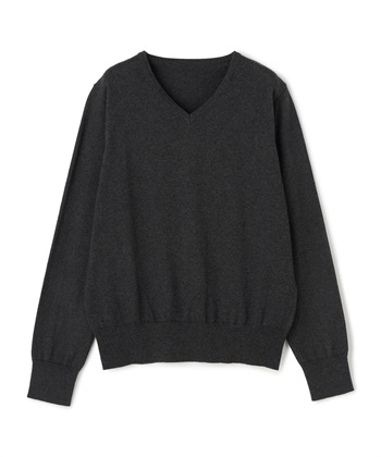 美品✨ebure エブール ブラック Vネック コットン ニットベスト 綿 EBURE(エブール) Vネック半袖ニット 2810800278 3264 2810800278