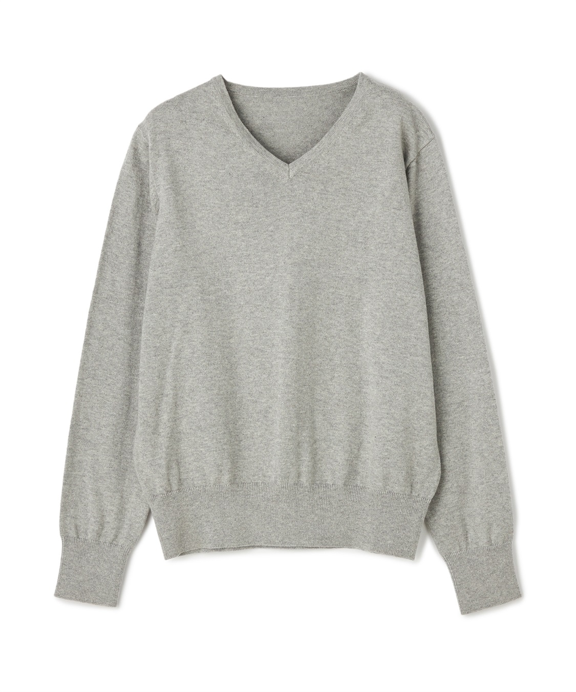 CROSS FUNCTION 《洗える》綿100％Vネックベーシックニット_variation_4