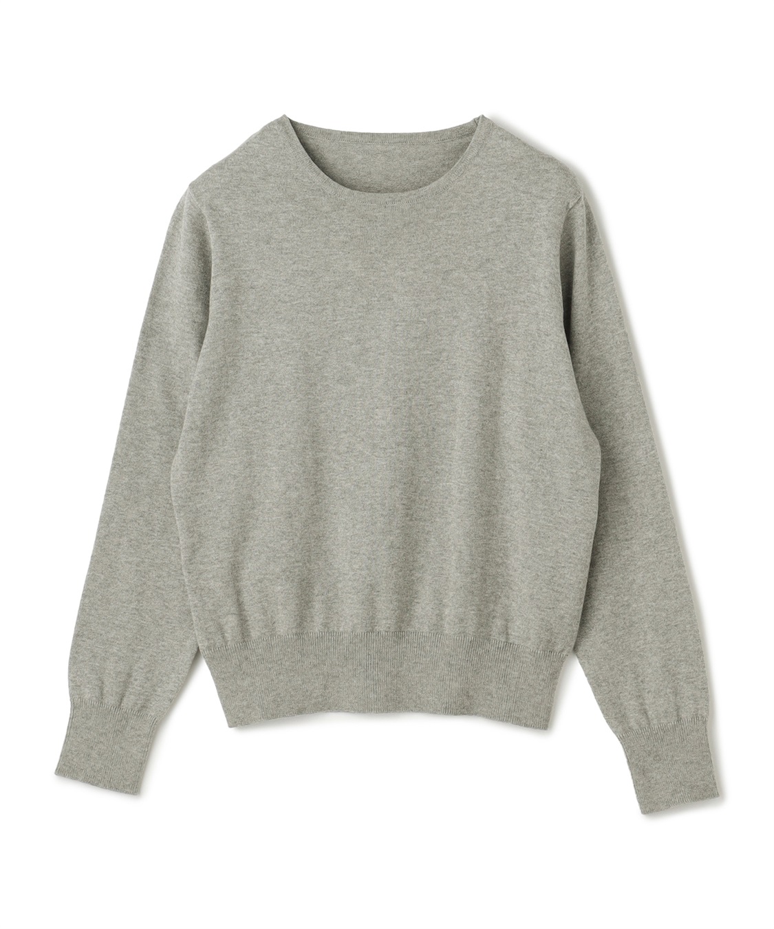 CROSS FUNCTION 《洗える》綿100％クルーネックベーシックニット_variation_4