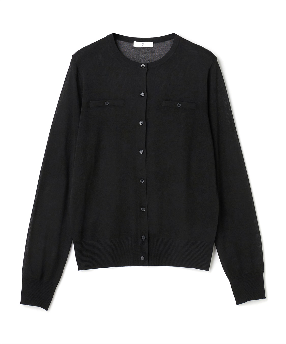 CROSS FUNCTION 《洗える》サマ美え フロントポケットシアーカーディガン_variation_1