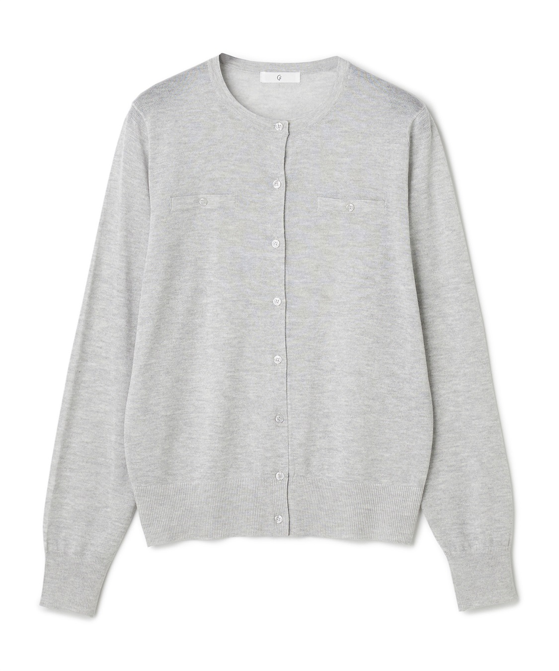 CROSS FUNCTION 《洗える》サマ美え フロントポケットシアーカーディガン_variation_2