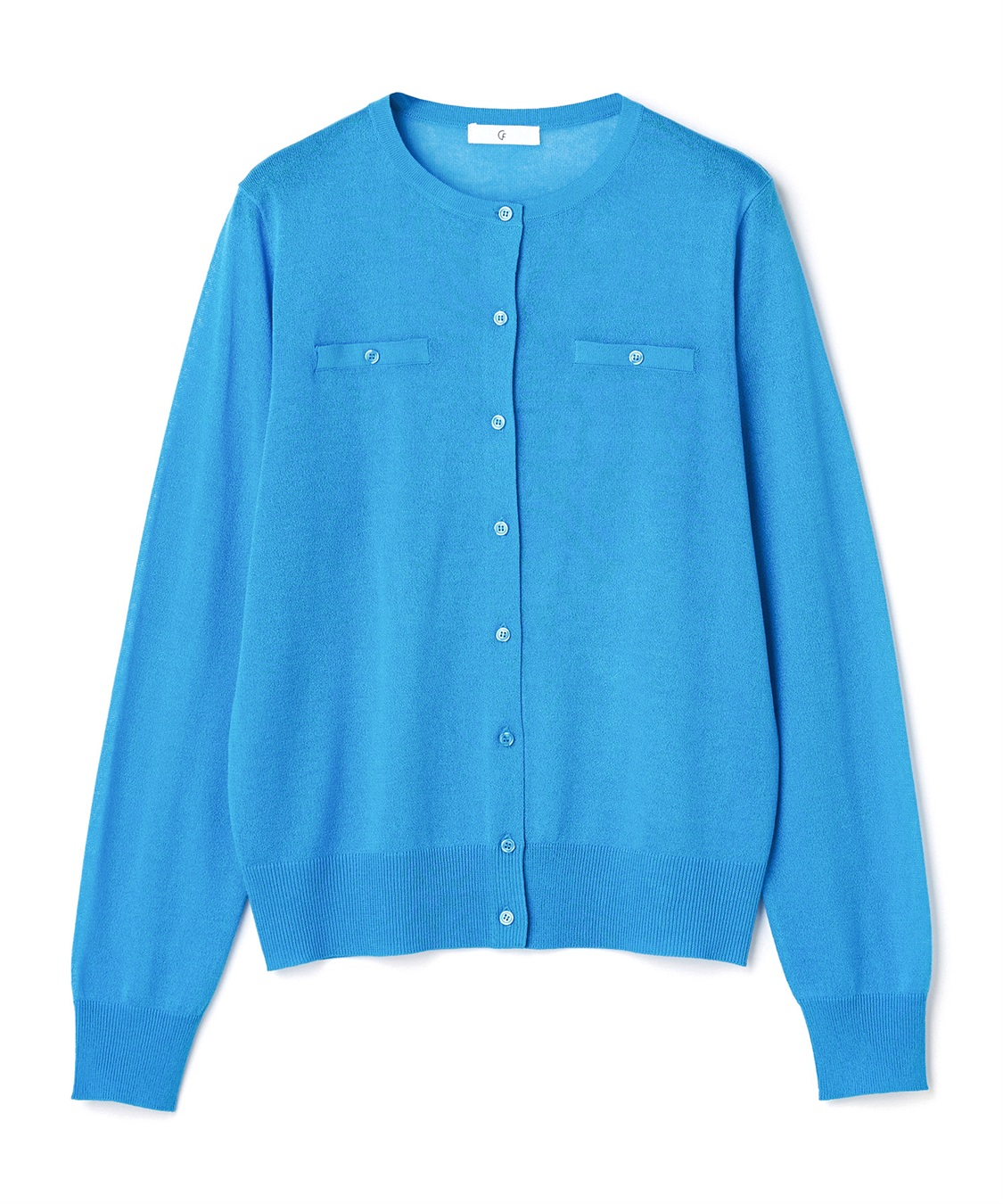 CROSS FUNCTION 《洗える》サマ美え フロントポケットシアーカーディガン_variation_4