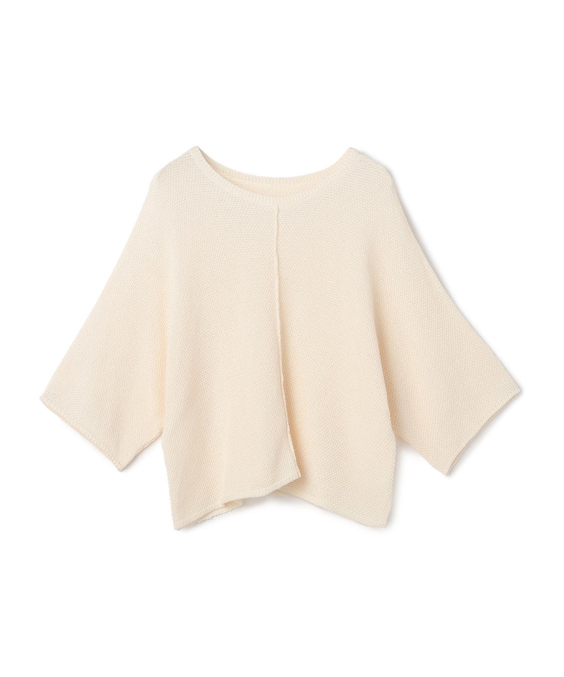 CROSS FUNCTION 《洗える》エブ楽 ルーズクロップドクラフトニットプルオーバー_variation_2