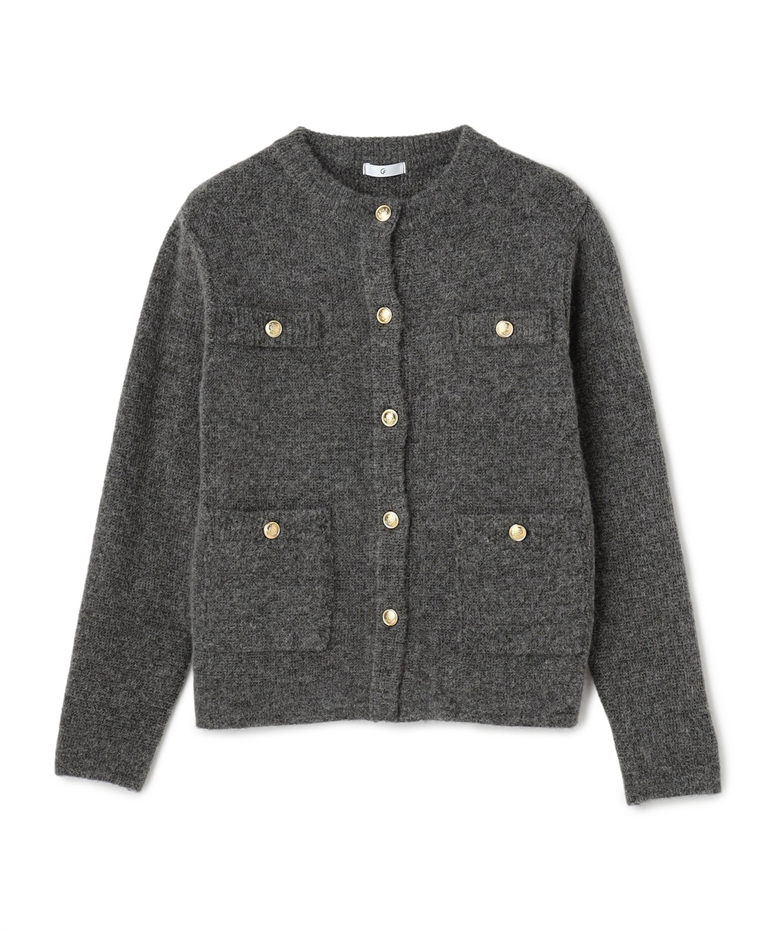 CROSS FUNCTION 《抗菌防臭》サマ美え 金釦ニットジャケット_variation_2