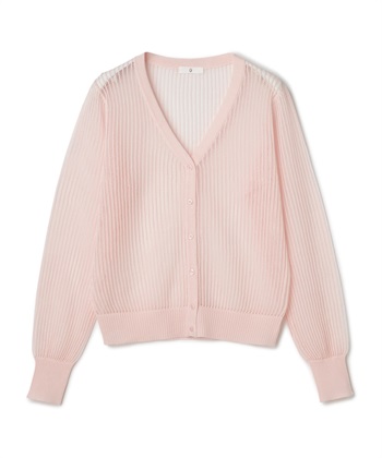 CROSS FUNCTION 《洗える》エブ楽 メッシュニットカーディガン_variationthumb_3