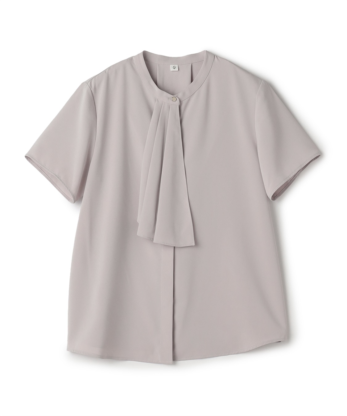 CROSS FUNCTION 《シワになりにくい》正解シルキードライラッフル半袖ブラウス_variation_3