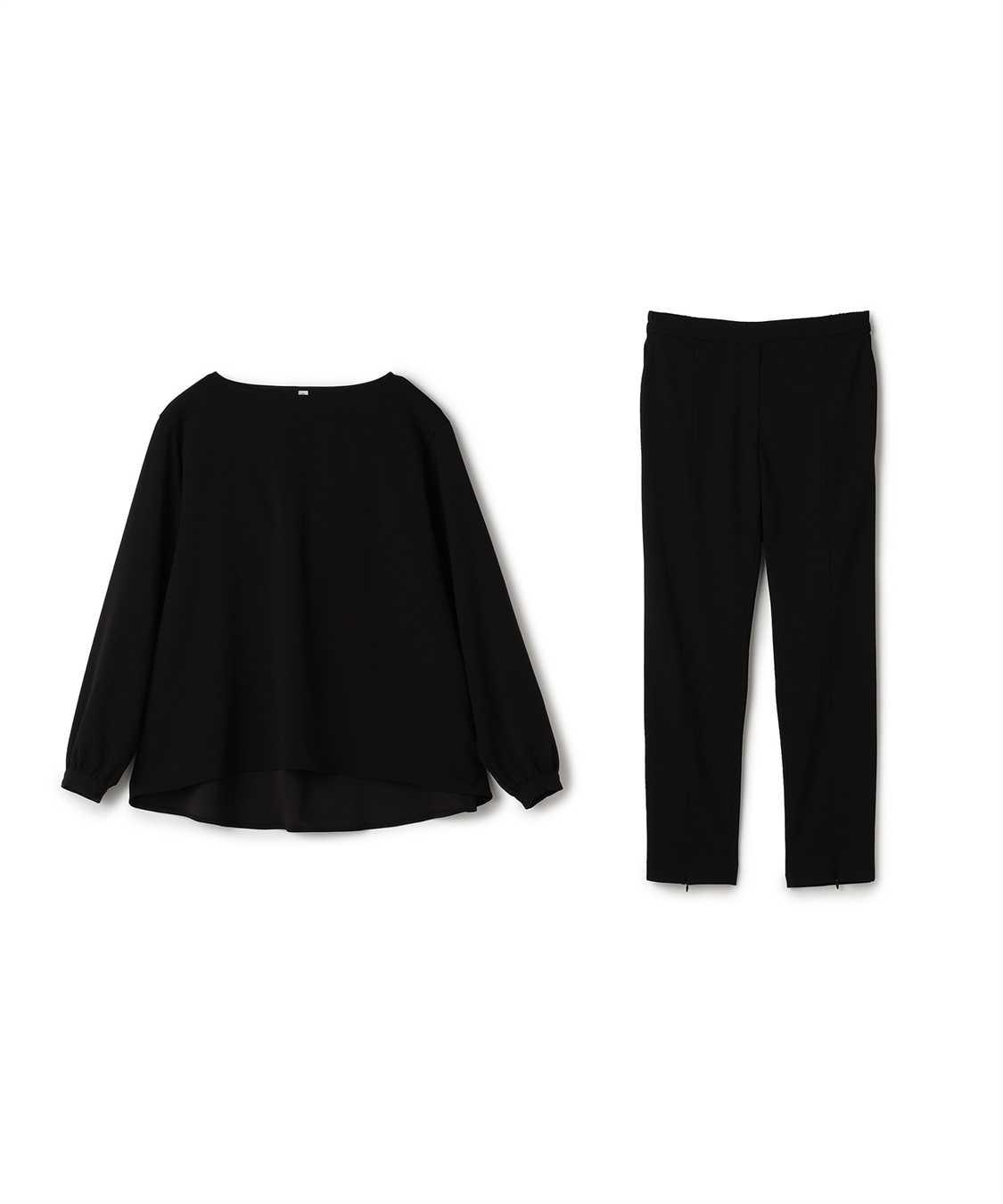 CROSS FUNCTION 《2点セット》サマ美え ジョーゼットボートネックブラウス&amp;ジョガーパンツセット【CF/クロスファンクション】_variation_1