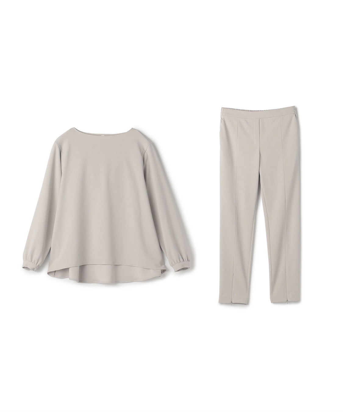 CROSS FUNCTION 《2点セット》サマ美え ジョーゼットボートネックブラウス&amp;ジョガーパンツセット【CF/クロスファンクション】_variation_2