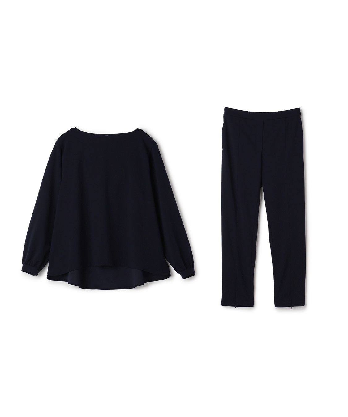 CROSS FUNCTION 《2点セット》サマ美え ジョーゼットボートネックブラウス&amp;ジョガーパンツセット【CF/クロスファンクション】_variation_3