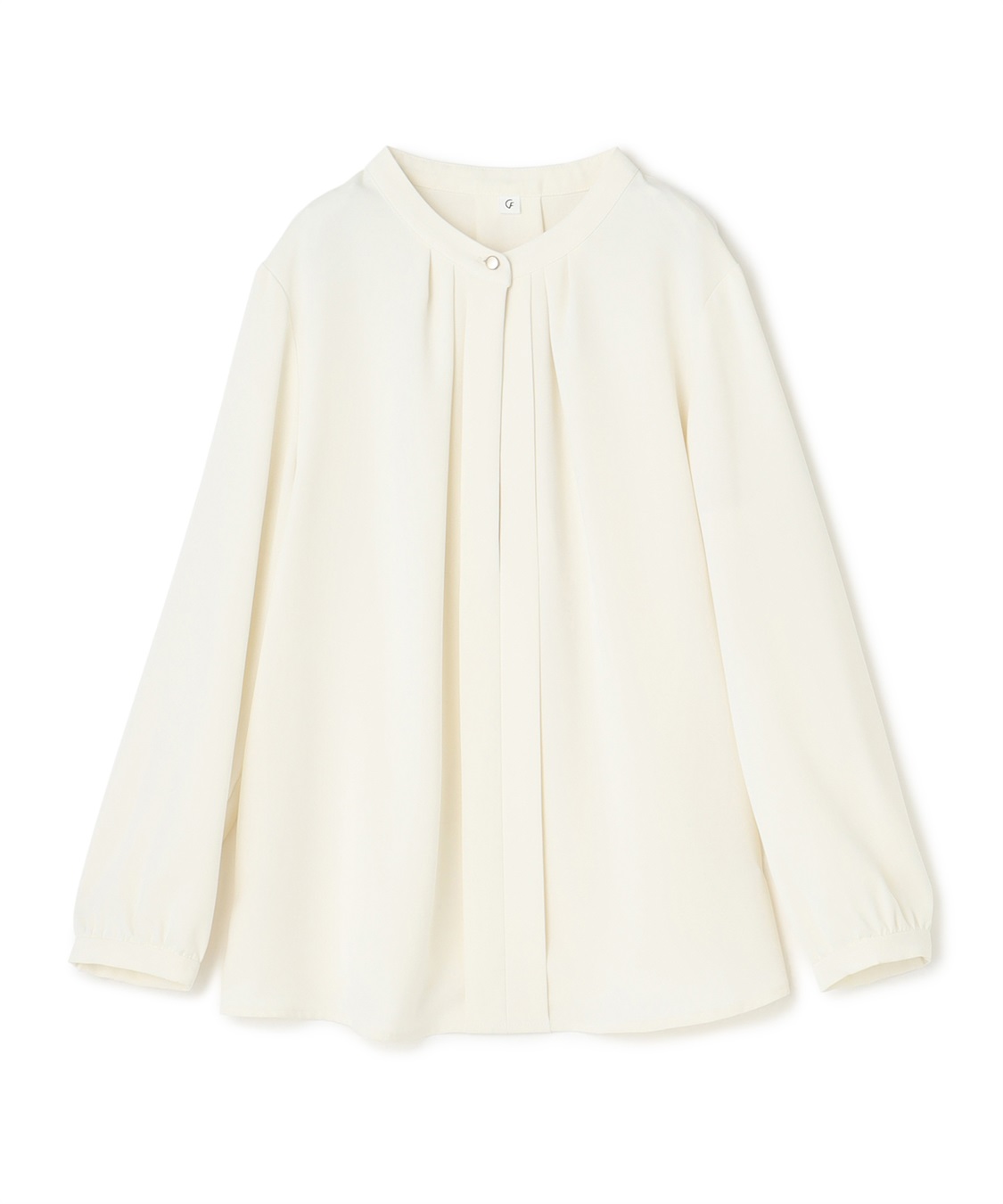 CROSS FUNCTION 《シワになりにくい》シルキーサテン2WAYタックブラウス_variation_2