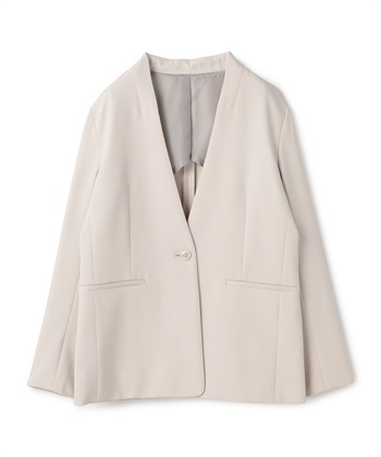 CROSS FUNCTION 《洗える・シワになりにくい》正解ノーカラージャケット_variationthumb_1