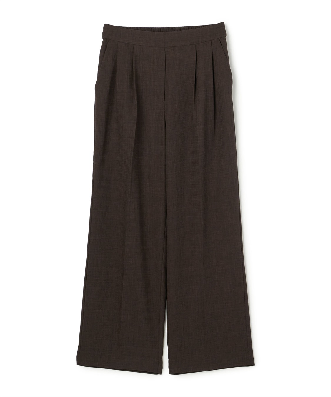 CROSS FUNCTION 《撥水》エブ楽 リネンライクタックセミワイドパンツ_variation_1