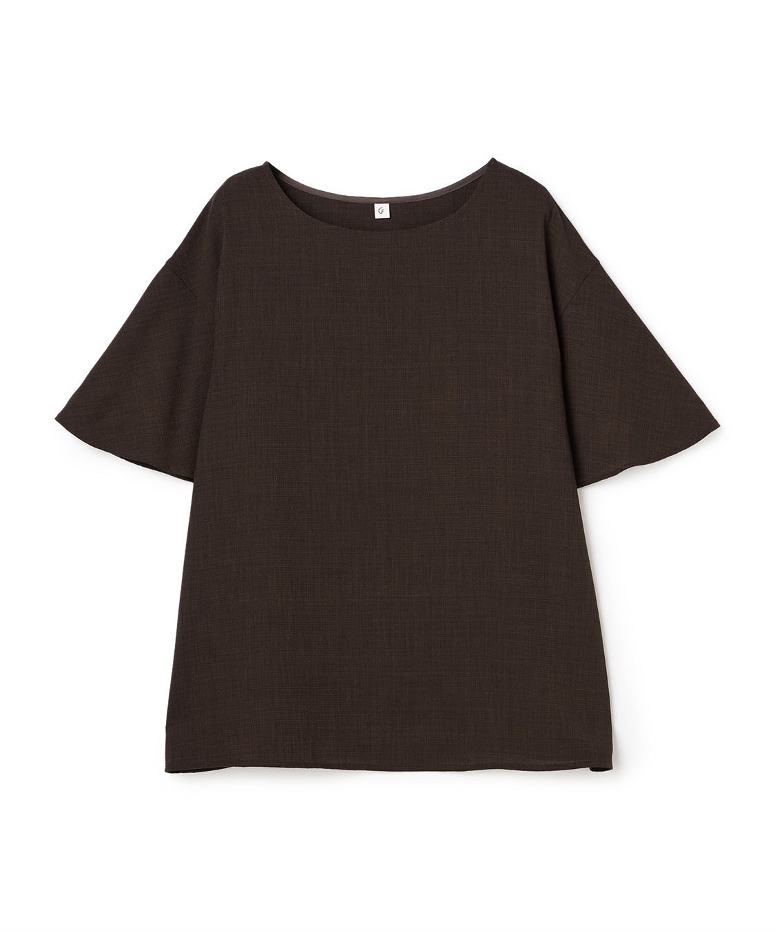 CROSS FUNCTION 《撥水》エブ楽 リネンライクフレアスリーブブラウス_variation_1