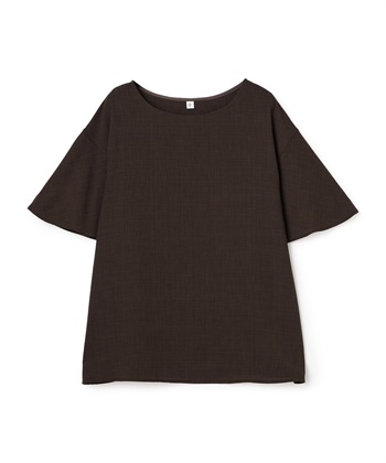 CROSS FUNCTION 《撥水》エブ楽 リネンライクフレアスリーブブラウス_variationthumb_1