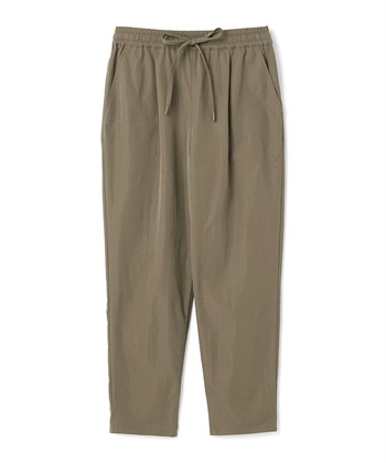 《UV/吸水速乾》エブ楽 きれいめイージーパンツ(オリーブ-Ｍ)