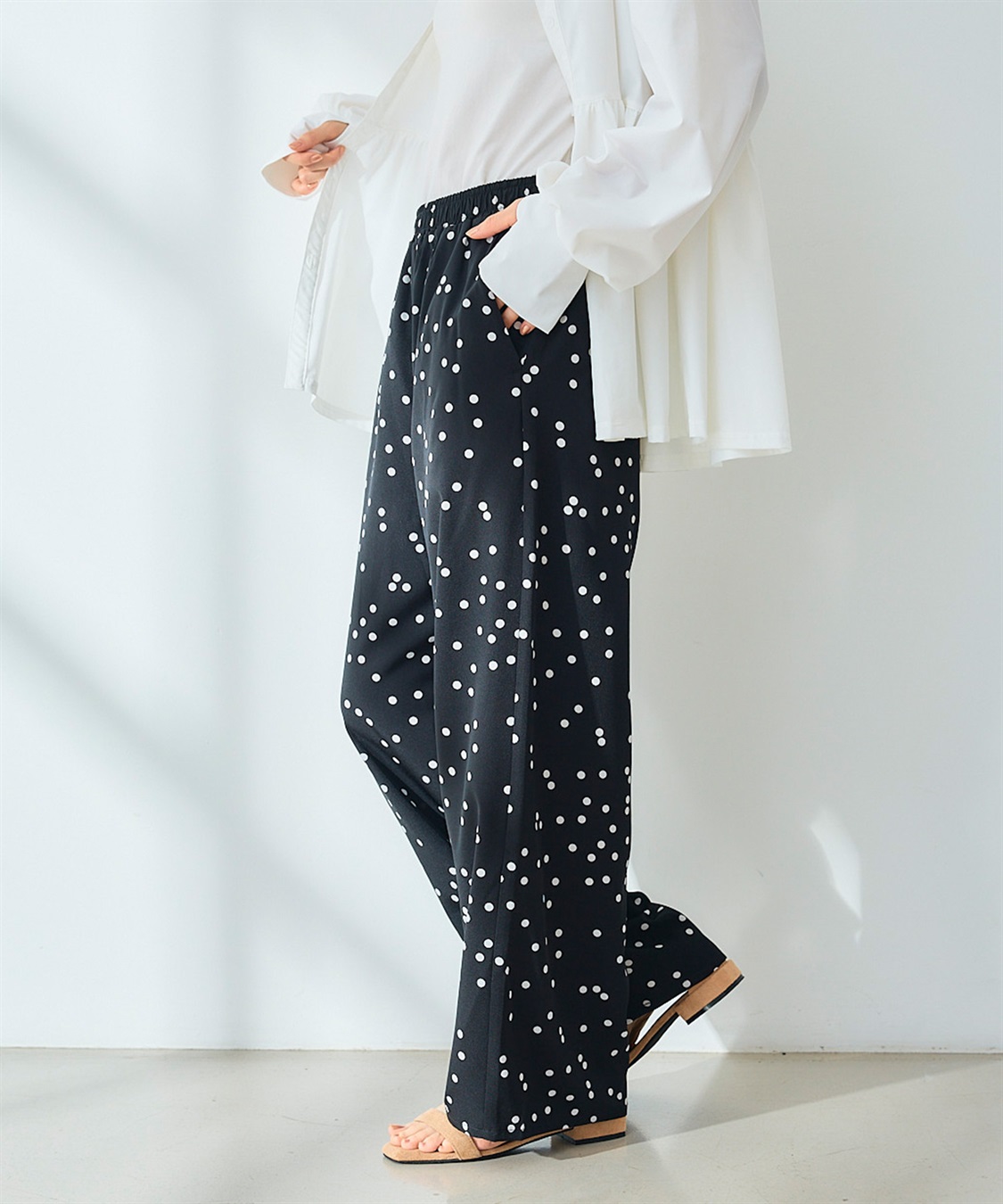 CROSS FUNCTION 《吸水速乾》エブ楽 ドライイージープリントワイドパンツ _variation_2