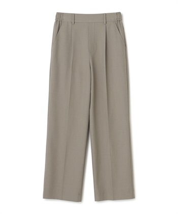 《シワになりにくい》サマ美えセンタープレスストレートパンツ(ベージュ-Ｍ)