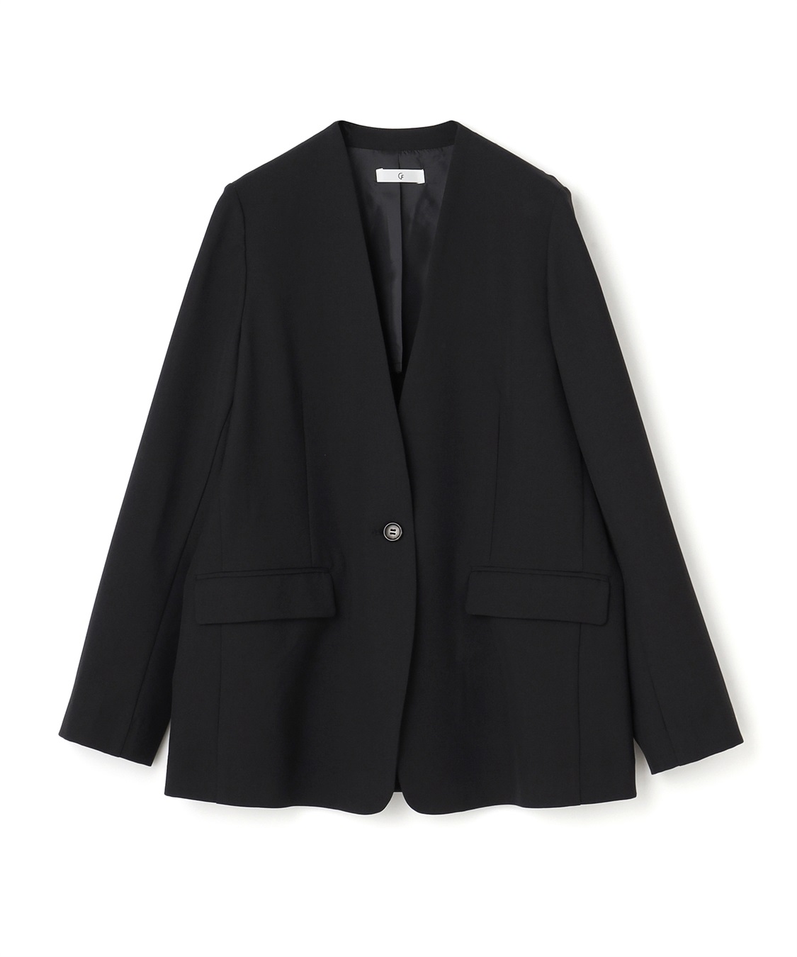 CROSS FUNCTION 《シワになりにくい》サマ美え リラックスノーカラージャケット_variation_2