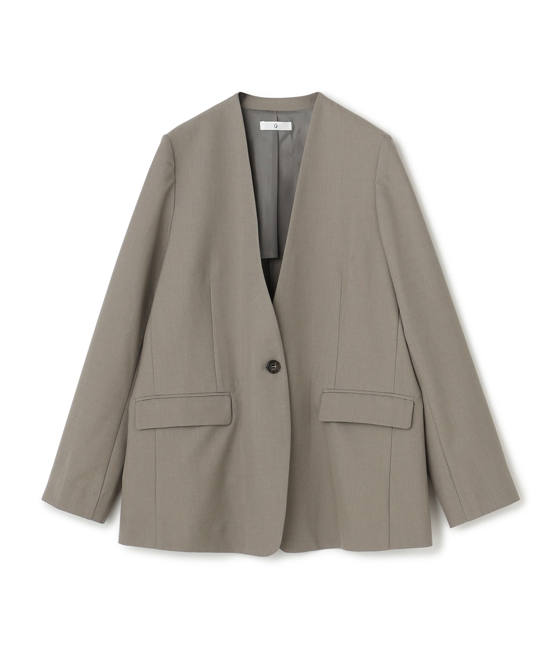 CROSS FUNCTION 《シワになりにくい》サマ美え リラックスノーカラージャケット_variation_3