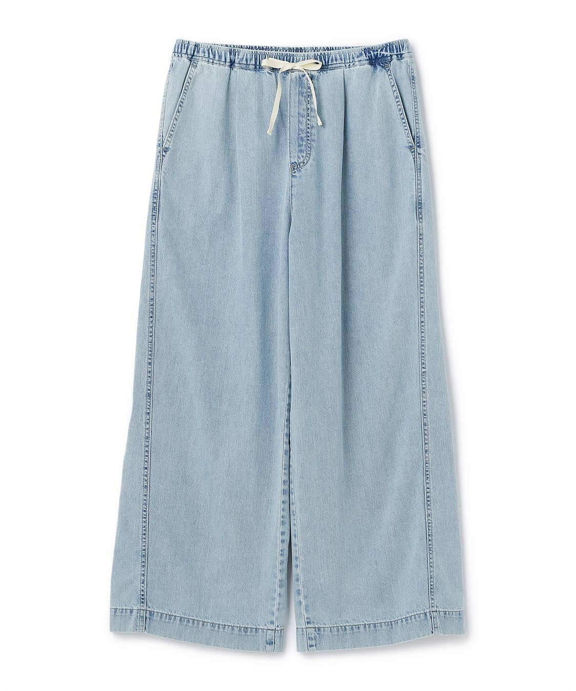 CROSS FUNCTION 《撥水》FRESH DENIM ドロストデニムワイドパンツ_variation_2