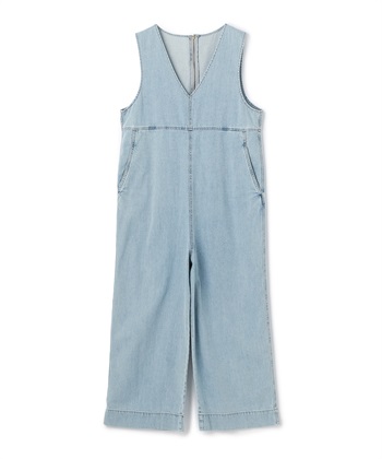 CROSS FUNCTION 《撥水》FRESH DENIM デニムルーズオールインワン_variationthumb_1