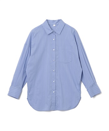 CROSS FUNCTION 《シワになりにくい》サマ美え ビックシルエットタックシャツ_variationthumb_2