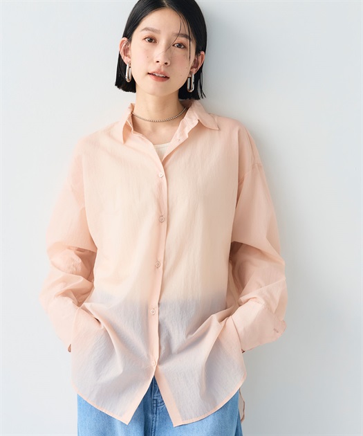 CROSS FUNCTION 《撥水》サマ美え エアリーシアーシャツ
