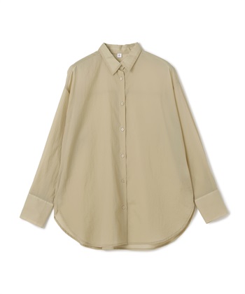 《撥水》サマ美え エアリーシアーシャツ(ベージュ-Ｍ)