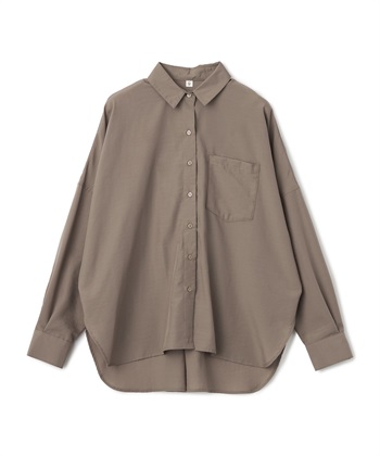 《UV/洗える》サマ美え 2wayカシュクールシャツ(モカ-Ｍ)