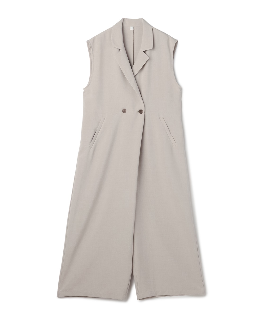 CROSS FUNCTION 《シワになりにくい》サマナチュラ リネンライクテーラードジャンプスーツ_variation_2