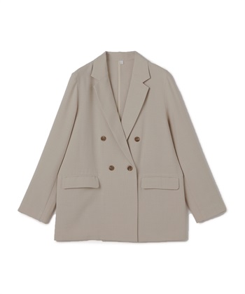 CROSS FUNCTION 《シワになりにくい》サマナチュラ リネンライクテーラードジャケット_variationthumb_3