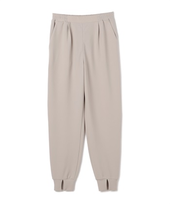 CROSS FUNCTION 《シワになりにくい》【セットアップ】サマ美え カットジョーゼット前スリットジョガーパンツ_variationthumb_1