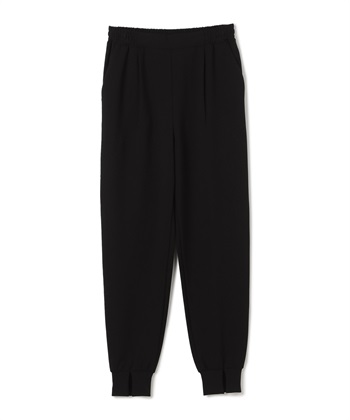 CROSS FUNCTION 《シワになりにくい》【セットアップ】サマ美え カットジョーゼット前スリットジョガーパンツ_variationthumb_2