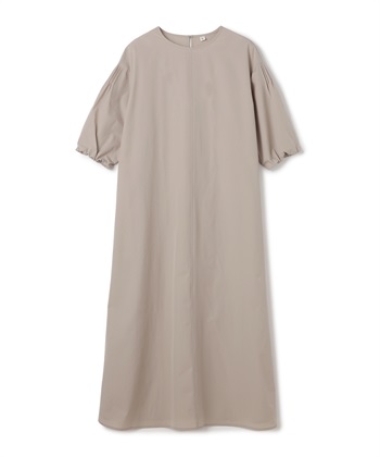 《撥水/UV》ハジクション バルーンスリーブワンピース(オフベージュ-Ｍ)