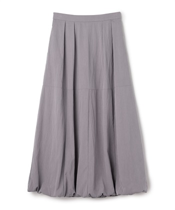 《UV/撥水》エブ楽 イージーロングバルーンスカート(グレー-Ｍ)