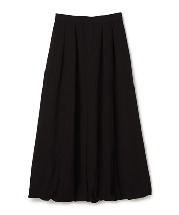 《UV/撥水》エブ楽 イージーロングバルーンスカート(ブラック-Ｍ)