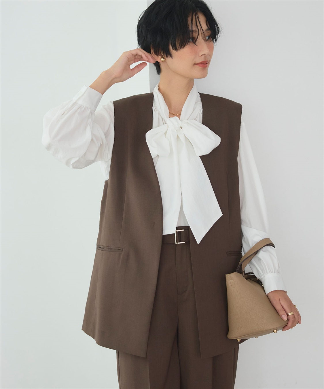 CROSS FUNCTION 《UV/通気性》サマ美え ノーカラージレ_main