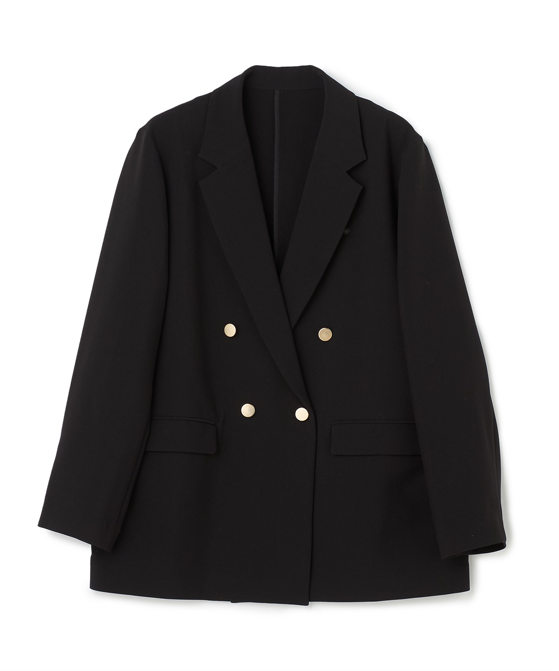 CROSS FUNCTION 《洗える・シワになりにくい》正解 金釦ダブルテーラードジャケット_variation_1